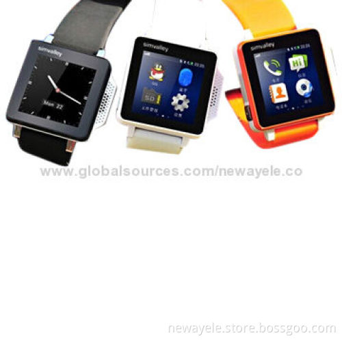 Capacitive OLED Touch Screen Quad-Band Watch Phone with SIM card slot